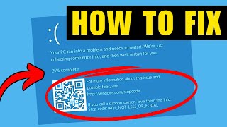 How To Fix Windows Blue Screen Error IRQL NOT LESS OR EQUAL [upl. by Jeniffer720]