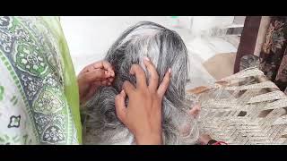 nitpicking in long hair new  nitpicking asmr  nitpicking India [upl. by Oina]