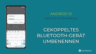 Gekoppeltes BluetoothGerät umbenennen Android 12 [upl. by Eseila68]