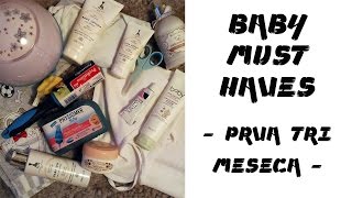 Baby must haves – prva 3 meseca [upl. by Lemmor61]