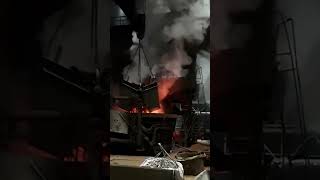 Smelter explosion luckily no one was injured excavators shortvideo trending machine shorts [upl. by Aziaf]