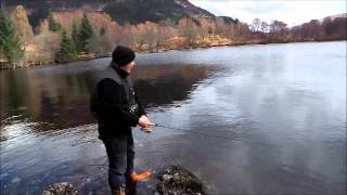 Fishing in Scotland Loch Lochy Highlands of Scotland [upl. by Nonnel]