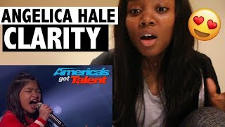 ANGELICA HALE  CLARITY  AMERICAS GOT TALENT  REACTION [upl. by Darbie]