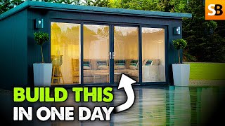 How to Build an Insulated Garden Room In 1 Day [upl. by Innob]