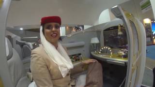 Conhecendo a primeira classe da Emirates Airlines [upl. by Etnad470]