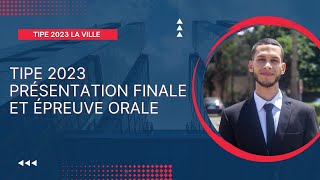 Présentation finale de TIPE et Épreuve orale TIPE 2023 À ne pas rater ⛔ [upl. by Yboj410]