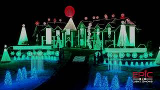 Christmas Ping Pong  Larsens Light Show [upl. by Omissam]