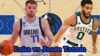 Luka Doncic Is Better Than Jayson Tatum  Stats Awards Championships  NBA [upl. by Eillim]