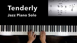 “Tenderly” Jazz Piano [upl. by Enyrhtac]