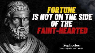 Sophocles Quotes best quotes From The Ancient Greek Tragedian [upl. by Maloy79]