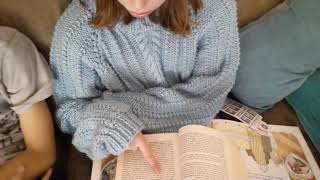 ASMR Kids Sister Reading LOTR Unintelligible Whisper [upl. by Drannek67]