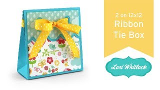 2 on 12x12 Ribbon Tie Box [upl. by Haniraz]