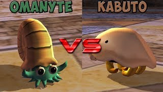 Pokemon battle revolution  Omanyte vs Kabuto [upl. by Benjamin]