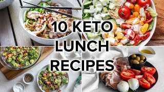 10 Keto Lunch Recipes That Are Easy amp Satisfying [upl. by Aldin]