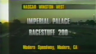 1996 NASCAR Winston West Series Imperial Palace  Racestuff 200 At Madera Speedway [upl. by Felicia108]