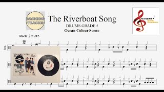 THE RIVERBOAT SONG  Ocean Colour Scene  DRUMS 5  BACKING TRACK W CLICK [upl. by Laekcim466]