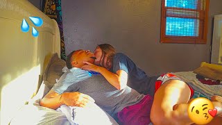 I Pranked My Boyfriend With The Kissing Challenge [upl. by Yessak]