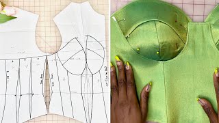 HOW TO DRAFT A CORSET PATTERN diycorsetpattern [upl. by Irab995]