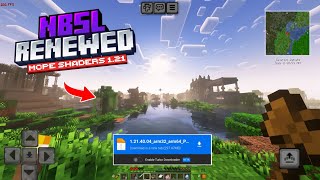 Nbsl Renewed V20 Shader Mcpe 121  New Shaders 12131 [upl. by Choong436]