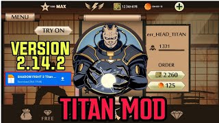 Shadow Fight 2 Titan MOD APK LinkMax Level 52All Weapons UnlockedSF2 Hack Download [upl. by Neelrac]