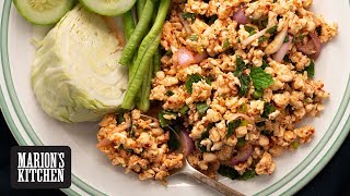 Spicy Thai Chicken Laab Salad  Marions Kitchen [upl. by Anuala797]