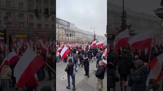 Independence Day in Warsaw Poland celebrations studyinpoland [upl. by Boylston]