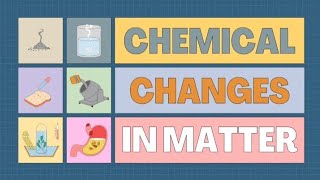 Chemical changes in Matterwhat is chemical changes in MatterPhysical changesFor Kids upto grade 7 [upl. by Conias]