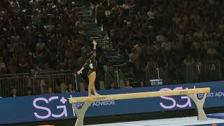 Coline Devillard 🇫🇷  12966 Beam  Poutre  Team Final  European championships 2024 [upl. by Aulea]