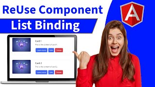 how to bind list in angular  reusable component  Angular [upl. by Aseyt863]