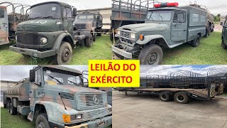 PREPARE SEU LANCE LEILÃO DE CAMINHÕES E IMPLEMENTOS DO EXÉRCITO site na descrição do video [upl. by Niwrad]