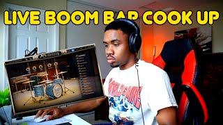 LOW KEY MAKING BOOM BAP WITH ADDICTIVE DRUMS 2  LIVE STREAM CLIP [upl. by Blandina356]