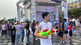 Songkran 2024 at Iconsiam  April 10 2024 [upl. by Atiuqel236]