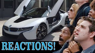 How people REACT to a BMW i8 [upl. by Obellia]