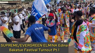 SUPREME MASQUERADERS  EVERGREEN BAND HEATING TURNOUT IN ELMINA EDINA BAKATUE PT1 WONSHARE [upl. by Moonier]