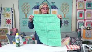 How To Starch Fabric for Quilting [upl. by Ydollem]