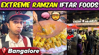 Extreme🧠RAMZAN Iftar Snacks🥵 in Bangalore💥 Frazer Town  Idris Explores [upl. by Koziel]