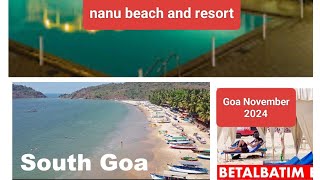 Day 3 in Goa Candolim beach November 2024Nanu beach resort and spa Goa 2024 shilpichauhanyt [upl. by Alomeda]