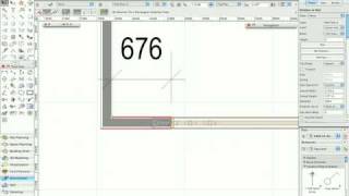 076  Vectorworks 2009 Associative Dimensioning and Moving Symbols in Walls [upl. by Ramhaj907]