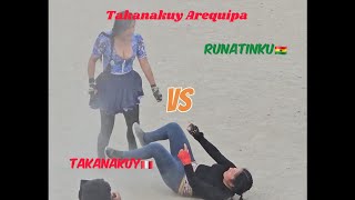 Takanakuy Arequipa completo RunaTinku vs Takanakuy 01122024 cancha condesuyo [upl. by Euqinahs]