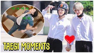 Taegi Moments To Brighten Your Day  BTS Suga And V Moments [upl. by Shaner]