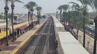 Eastbound BNSF Priority Z train to Chicago Diverging clear signal [upl. by Wells]