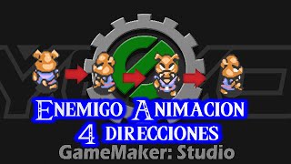 Tutorial  Gamemaker Studio  Animacion del Enemigo al Moverse ESPAÑOL [upl. by Faruq]