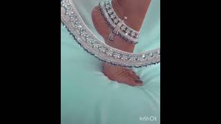 Stylish payal design bhejo tere payal ki Cham Cham hai aashiqon ke Dil ki dhadkan haijewellery [upl. by Ayekin63]