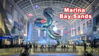 The Dragon awakens 2024 CNY Light Up  Marina Bay Sands [upl. by Spooner]