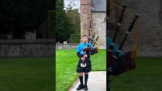 FLOWER OF SCOTLAND  Bagpipes  Scone Palace shorts [upl. by Litha]