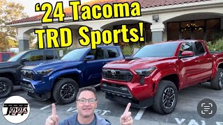 All 3 Interiors  2024 Tacoma TRD Sport  Interior Key Features [upl. by Corilla]