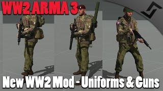 WW2 ARMA 3  New WW2 Mod  Uniforms amp Guns [upl. by Eisso]