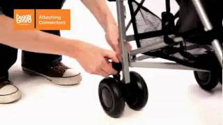 How to fit the Lascal BuggyBoard Mini to your pushchair  A quick and easy guide No tools needed [upl. by Einoj]