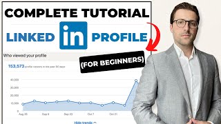 Create a PROFESSIONAL LinkedIn Profile 2024  For Beginners [upl. by Aseiram]