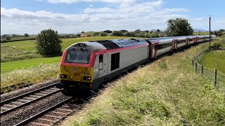 Trains in and around Shrewsbury INC 37057 47593 and more [upl. by Bagley127]